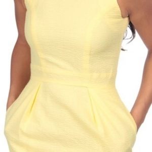 Lauren James,  yellow spring/summer dress